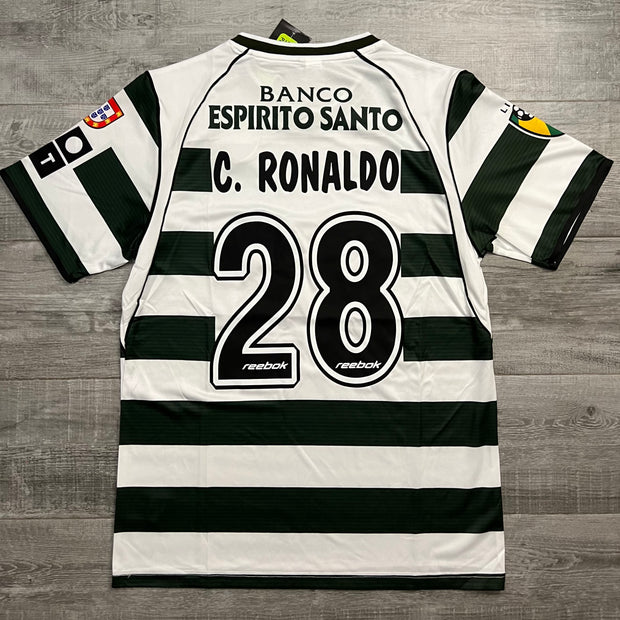 Retro - 2002-03 - Camiseta Sporting Lisboa Local (Ronaldo)