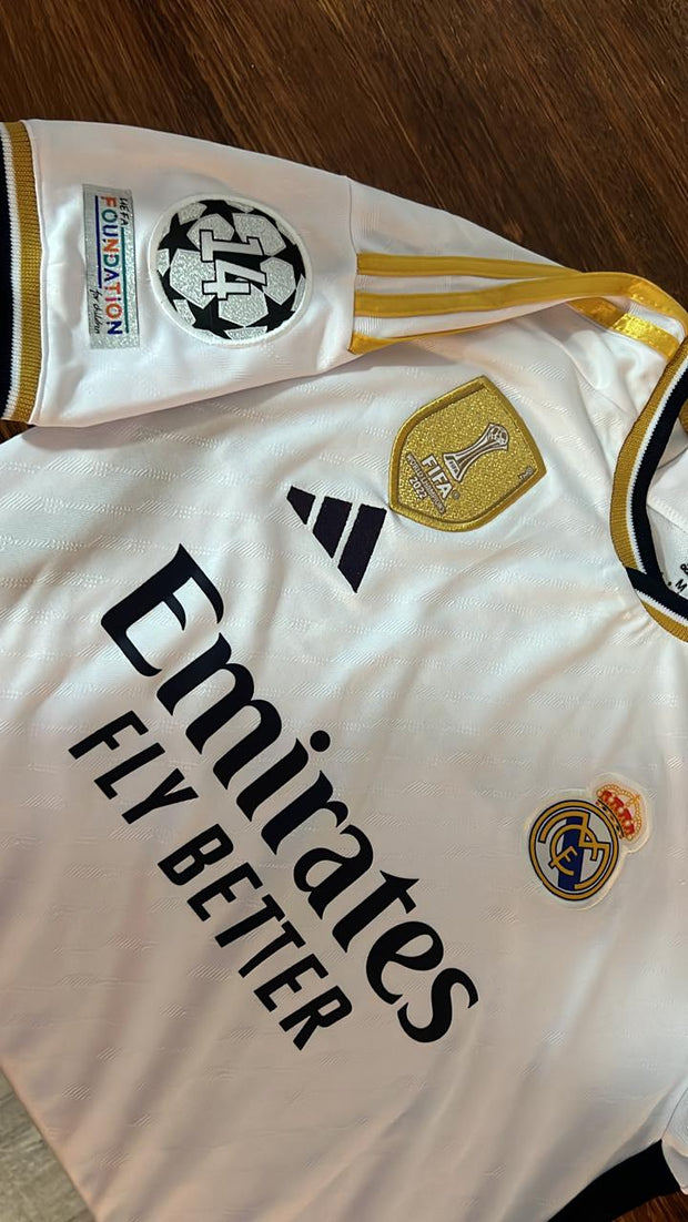 Niños - 2023-24 Camiseta Real Madrid Local