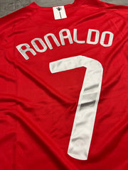Retro - 2007-08 Camiseta Manchester United Local (Ronaldo)