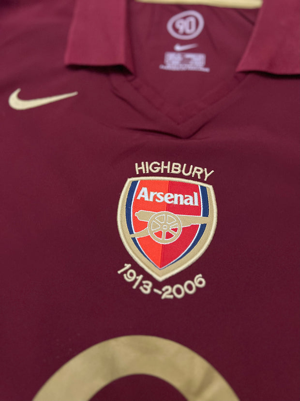Retro - 2005-06 Camiseta Arsenal Visitante (Henry)