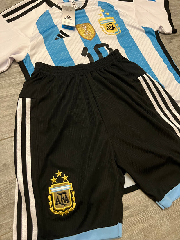 Niños - 2022-23 Camiseta Argentina Local